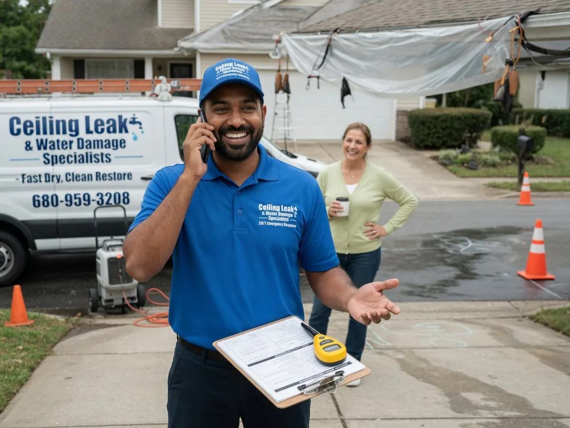 Ceiling Leak Cleanup Mountain Home, NC FAQs